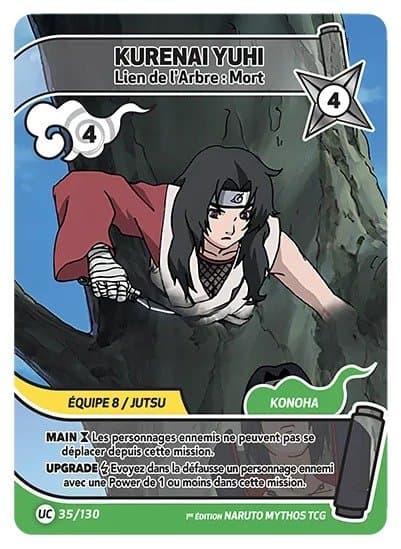 KURENAI YUHI – Lien de l'Arbre Mort – 035/130 – UC – Naruto Mythos
