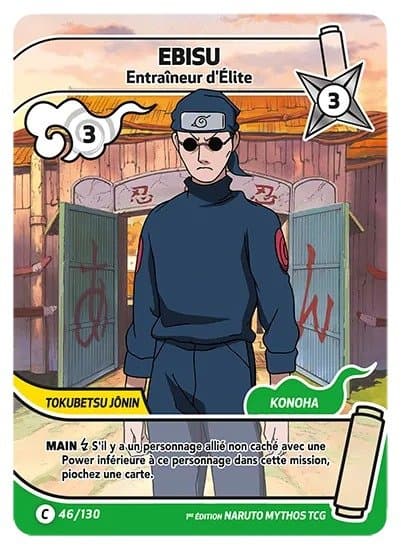 EBISU – Entraîneur d'Élite – 046/130 – C – Naruto Mythos