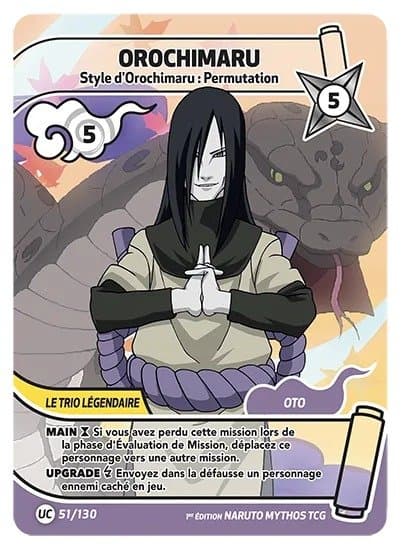 OROCHIMARU – Style d'Orochimaru Permutation – 051/130 – UC – Naruto Mythos