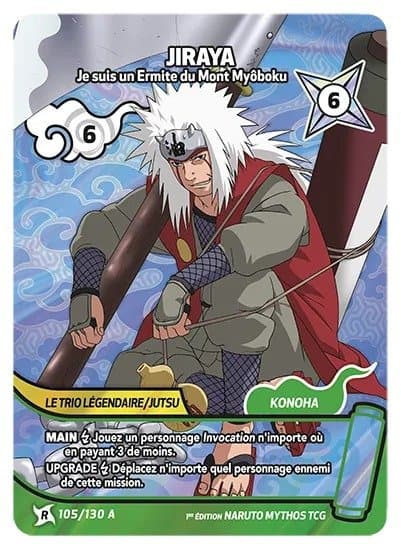 JIRAYA – Je suis un Ermite du Mont Myôboku – 105/130 A – R-A – Naruto Mythos