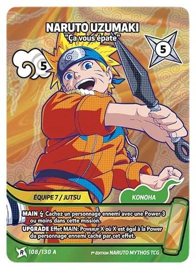 NARUTO UZUMAKI – Ça vous épate – 108/130 A – R-A – Naruto Mythos