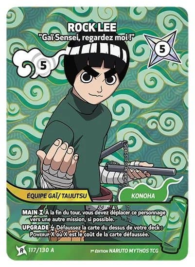 ROCK LEE – Gaï Sensei, regardez moi ! – 117/130 A – R-A – Naruto Mythos