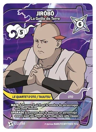 JIRÔBÔ – La Géôle de Terre – 122/130 – R – Naruto Mythos