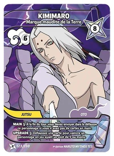 KIMIMARO – Marque maudite de la Terre – 123/130 – R – Naruto Mythos