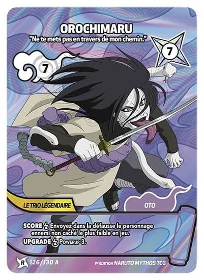 OROCHIMARU – Ne te mets pas en travers de mon chemin. – 126/130 A – R-A – Naruto Mythos