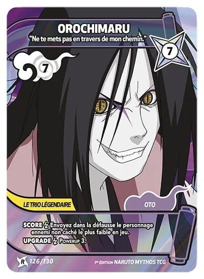 OROCHIMARU – Ne te mets pas en travers de mon chemin. – 126/130 – R – Naruto Mythos