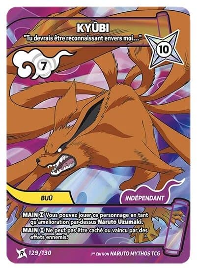 KYÛBI – Tu devrais être reconnaissant envers moi… – 129/130 – R – Naruto Mythos