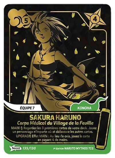 SAKURA HARUNO – Corps Médical du Village de la Feuille – 135/130 – Secret – Naruto Mythos
