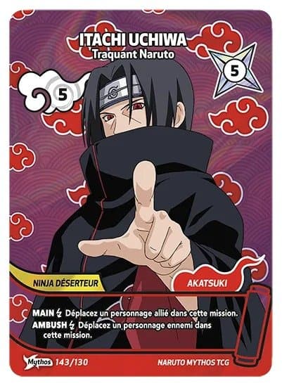 ITACHI UCHIWA – Traquant Naruto – 143/130 – Mythos – Naruto Mythos