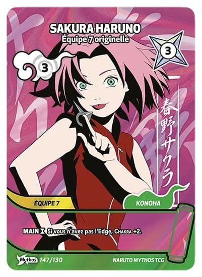 SAKURA HARUNO – Équipe 7 originelle – 147/130 – Mythos – Naruto Mythos