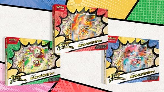 Coffret Pokémon Méga-Évolution Héros Transcendants (ME02.5) FR — 4 boosters
