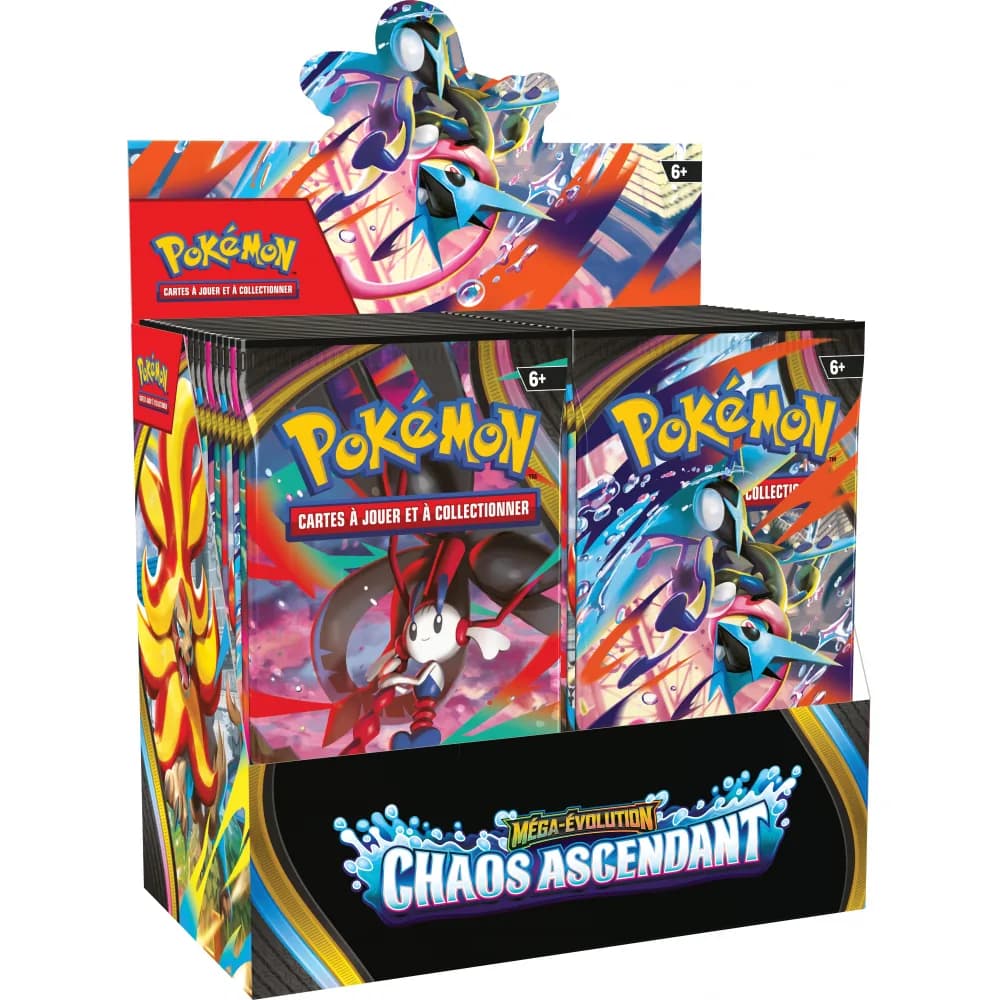 Display Pokémon Méga-Évolution Chaos Ascendant ME04 FR
