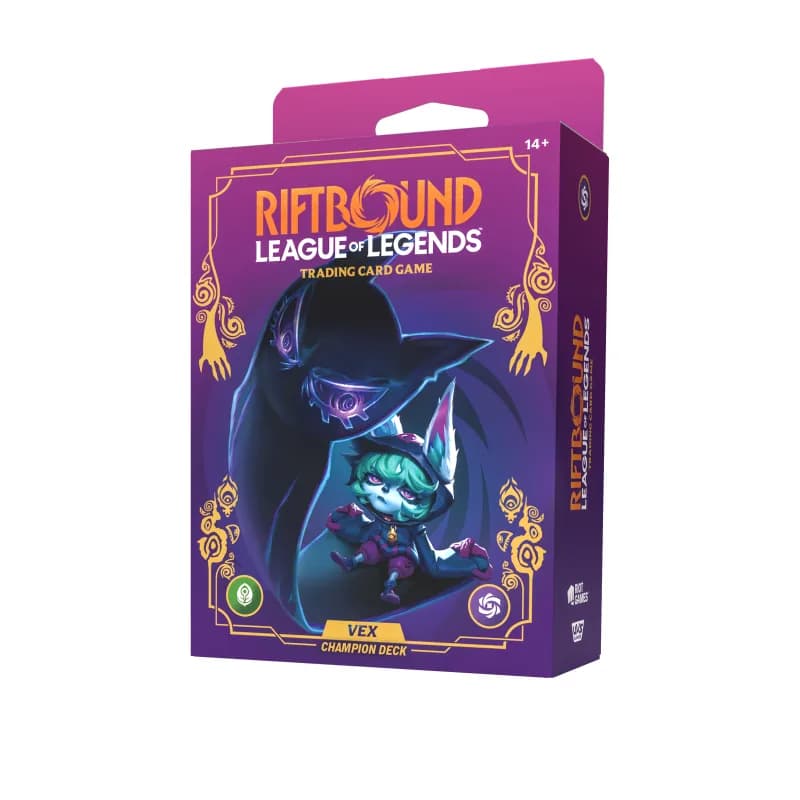 Deck de Champion Vex — Riftbound Déchainés FR — Sortie 2026-07-24