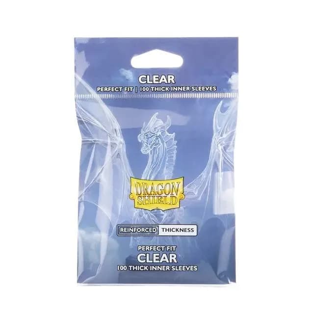 Dragon Shield Perfect Fit Thick Inner Sleeves Clear — 100 pièces