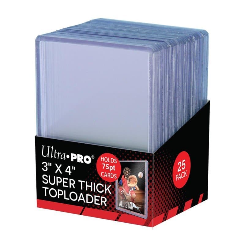 Toploader Ultra PRO Thick 75PT 3" x 4" — lot de 25