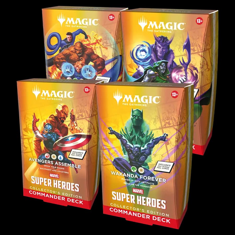 MTG Marvel Super Heroes Commander Deck Collector Edition (4 Decks) — EN