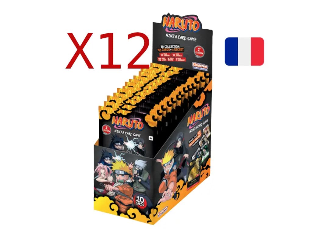 Naruto Mythos TCG : Case 12 Display (288 Boosters) VF 1er édition