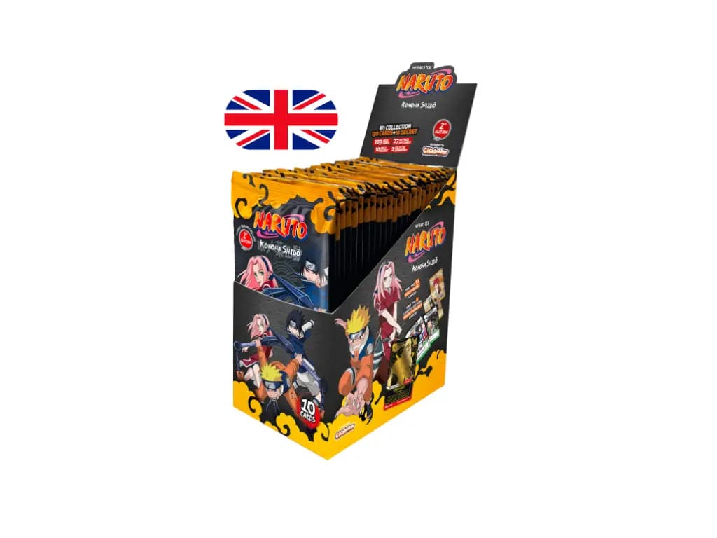 Naruto Mythos TCG: Case x12 Display First set Booster packs 24 EN 2nd édition