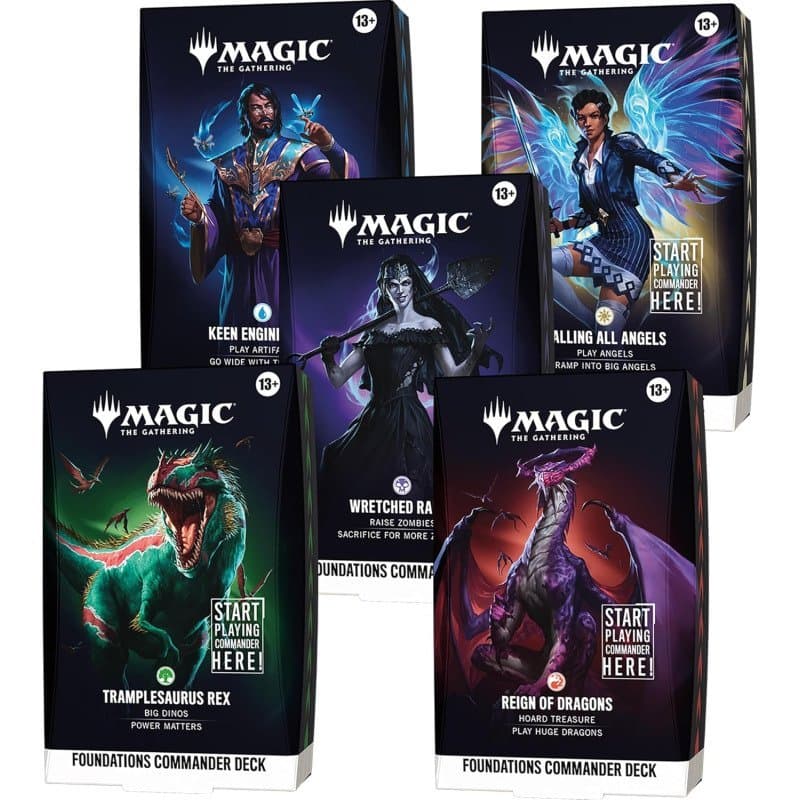 Display Magic Foundations Commander Decks EN — Sortie 2026-10-02