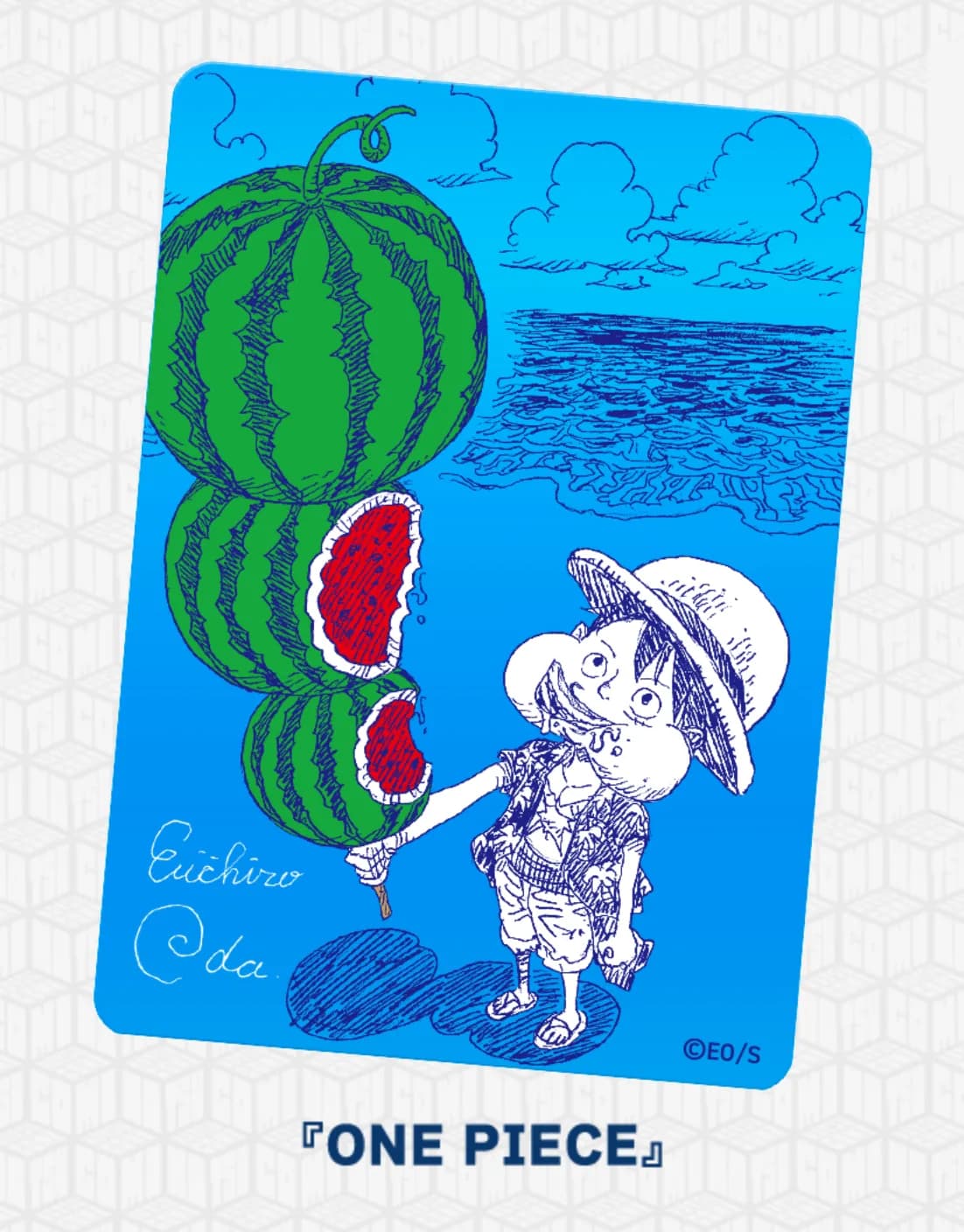 Carte One Piece métallique — signature au nom d'Oda — Précommande (sortie 1er juillet 2026)