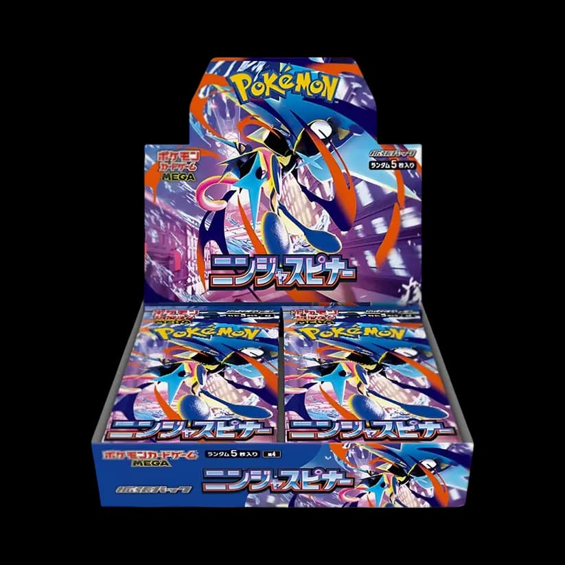Display Pokémon MEGA – Extension “Ninja Spinner” (M4) – Japonais (JP) – Boîte de 30 boosters
